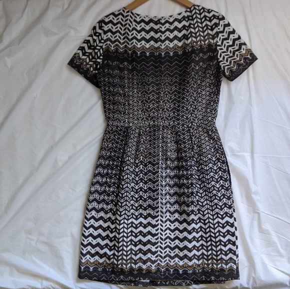 Madewell Chevron Print Dress - Picture 4 of 6